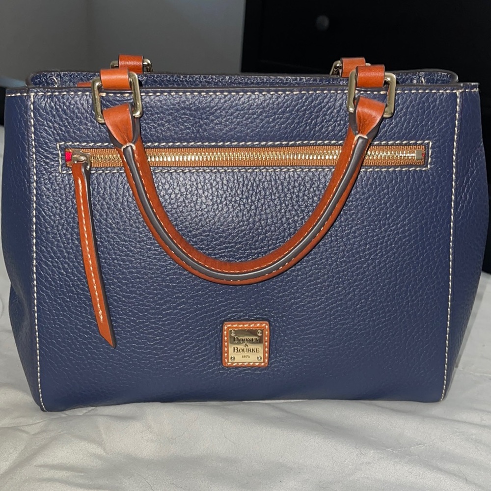 Dooney & Bourke Pebble Grain Small Zip Satchel